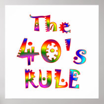 40s Rule Posters