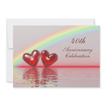 40th Anniversary Ruby Hearts