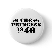 40th Birthday Pin