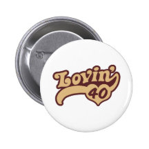 40th Birthday Buttons