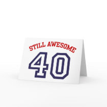 40th Birthday Card