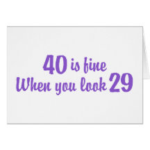 40th Birthday Cards