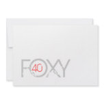 40th Birthday - Foxy 40 Invitation