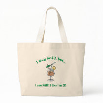 40th Birthday Gag Gift Canvas Bags