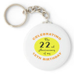 40th Birthday Gag Gift Key Chains