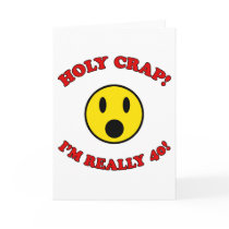 40th Birthday Gag Gifts Greeting Cards