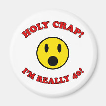 40th Birthday Gag Gifts Fridge Magnet