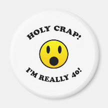 40th Birthday Gag Gifts Magnets