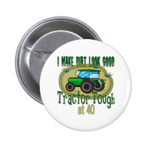 40th Birthday Gifts Buttons
