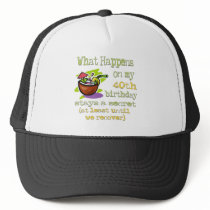 40th Birthday Gifts Hat