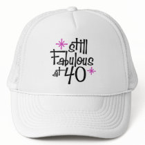 40th Birthday Trucker Hat