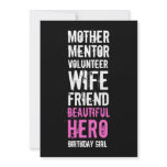 40th Birthday Invitation - Mom Volunteer Hero