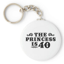 40th Birthday Keychains