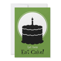 40th Birthday - Margarita vs Cake Personalised Announcements