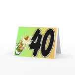40th birthday merchandise card