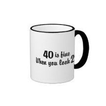 40th Birthday Mug