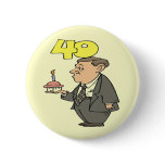 40th Birthday Party Button