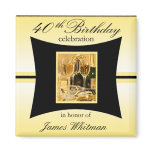 40th Birthday Party Favour/Souvenier Magnet
