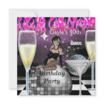 40th Birthday Party Girls Night Out Champagne Personalised Announcement