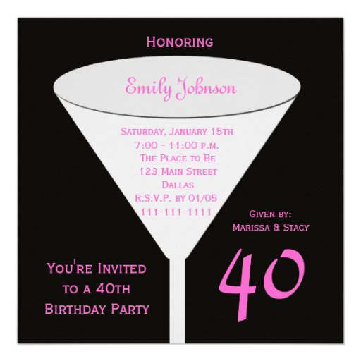 40th Birthday Party Invitation -- 40th Toast | Zazzle.co.uk 40th Birthday Party Invitation -- 40th Toast | Zazzle.co.uk