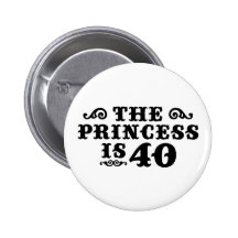 40th Birthday Pin