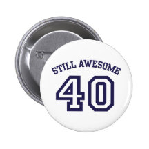 40th Birthday Pin