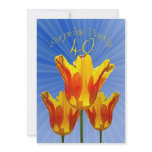 40th birthday Surprise Party Invitation