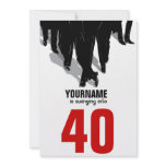 40th Birthday Swingers Rat Pack Party Custom Invites