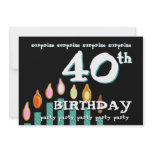 40th SURPRISE Birthday Party Invitation Template