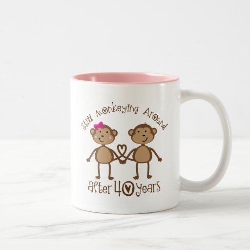 40th Wedding Anniversary Gifts Coffee Mugs