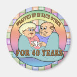 40th Wedding Anniversary Gifts Refrigerator Magnets