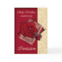 40th Wedding Anniversary Invitation Card