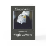4101 Eagle Award, Congratulations
