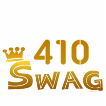 410 Area Code Swag Acrylic Cut Out