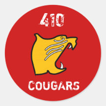 410 COUGARS-CRAF STICKER