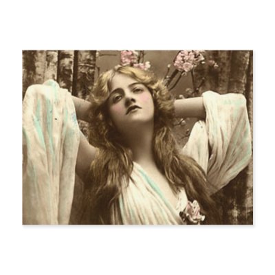 41 Romantic Lady Postcards by postcardsfromtheedge