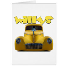 41 willys coupe card