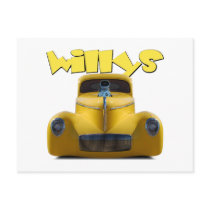 41 willys coupe post cards