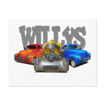 41 willys postcards
