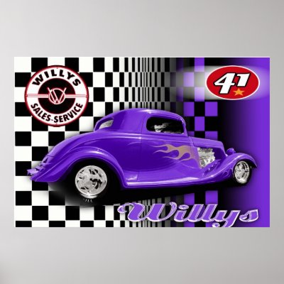 41 Willys Poster by redposterboy