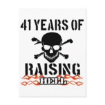 41 years of raising hell postcards