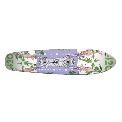 420 heals the living old school skateboard by poshinks