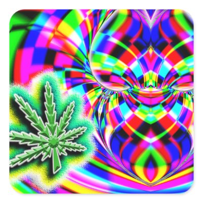 420 Leaf Sticker by gregvan