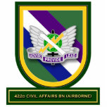 422d Civil Affairs Battalion - Airborne flash Acrylic Cut Out