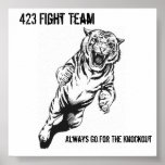 423 Fight Team, Always Go For The Kno... Poster