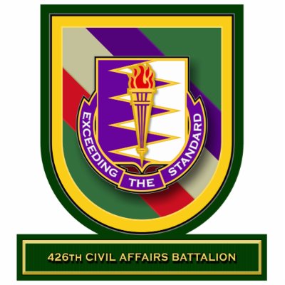 426th Civil Affairs Battalion flash Cut Out by a2zgraphicsworks