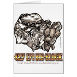 427 L71 Big Block Corvette Engine cards