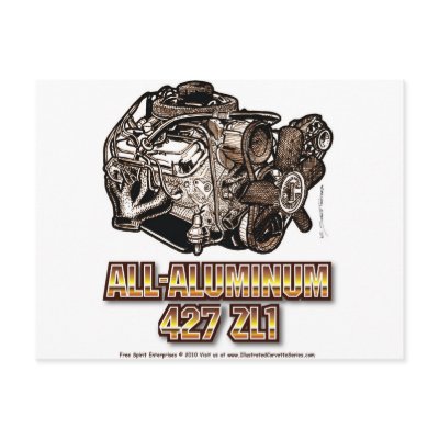 427 ZL1 Corvette Engine All-Aluminium by Scott427