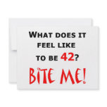42 Bite Me! Invites