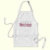 42 Fold Path To Nerdvana (Pink) aprons